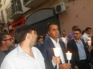 Luigi Di Maio alla Fiaccolata per la Vita