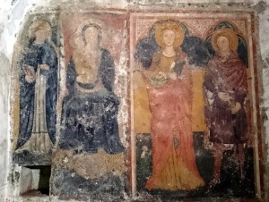 san pietro, madonna con bambino, sant'orsola e santa caterina