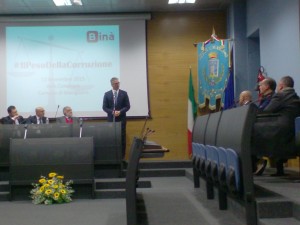 Durante il convegno intervento Col. Mungivera