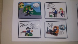Una pagina dell'opuscolo