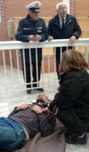 Acerra, addetto Cub soccorso nel consiglio comunale