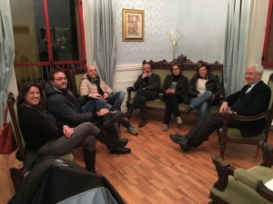 da sx Grazia Tatarella, Peppe Maiello, Raffaele Coccia, Saverio Ceriello, Carmen Aprea, Annarita De Simone, Carmine Capuano
