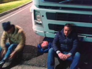 acerra, addetto cub sotto tir dei rifiuti 2