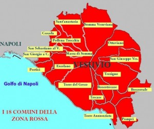 Zona rossa del Vesuvio