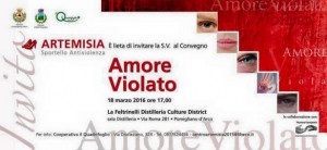 "Amore violato" L'invito al Convegno